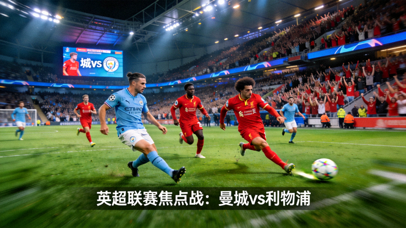 英超联赛焦点战：曼城对阵利物浦高清直播画面