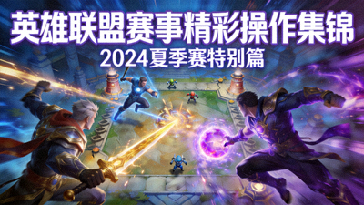 英雄联盟赛事精彩操作集锦封面：游戏内战斗画面